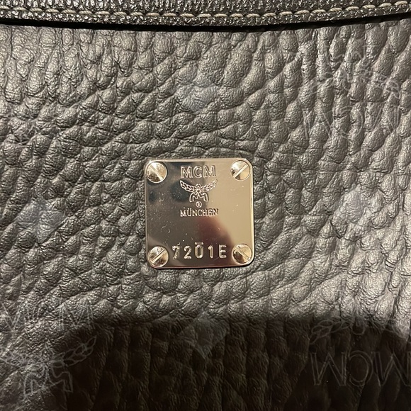 Authentic leather MCM bag
